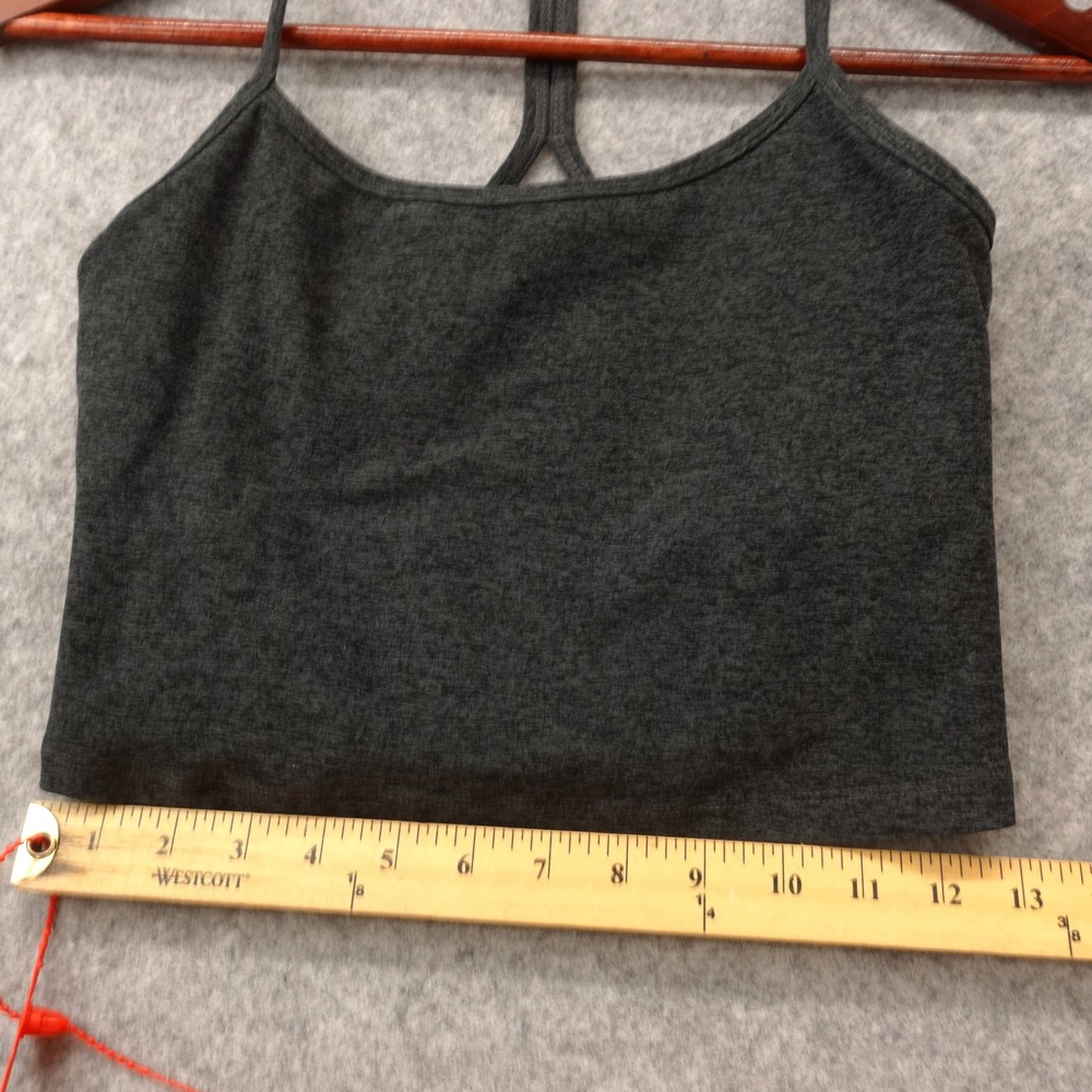 Beyond Yoga Womens Tank Top SMALL Charcoal Y2K Crop Slim Racerback USA - Picture 5 of 10